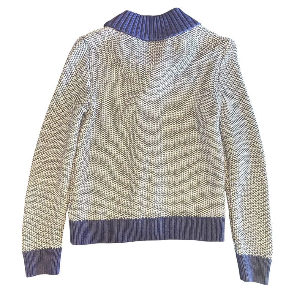 baker by Ted Baker Girls 100% Cotton Knit Cardigan Size 8 (S) Purple Marled EUC - Picture 2 of 13